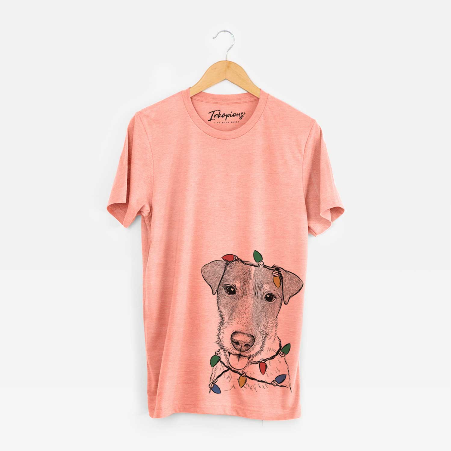 Christmas Lights Rider the Parson Russell Terrier - Unisex Crewneck