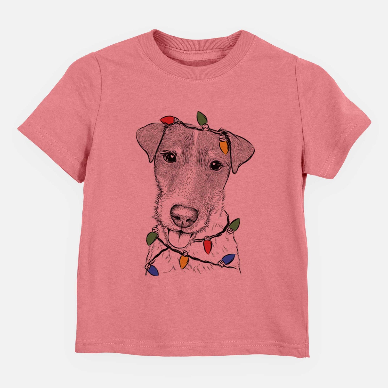 Christmas Lights Rider the Parson Russell Terrier - Kids/Youth/Toddler Shirt