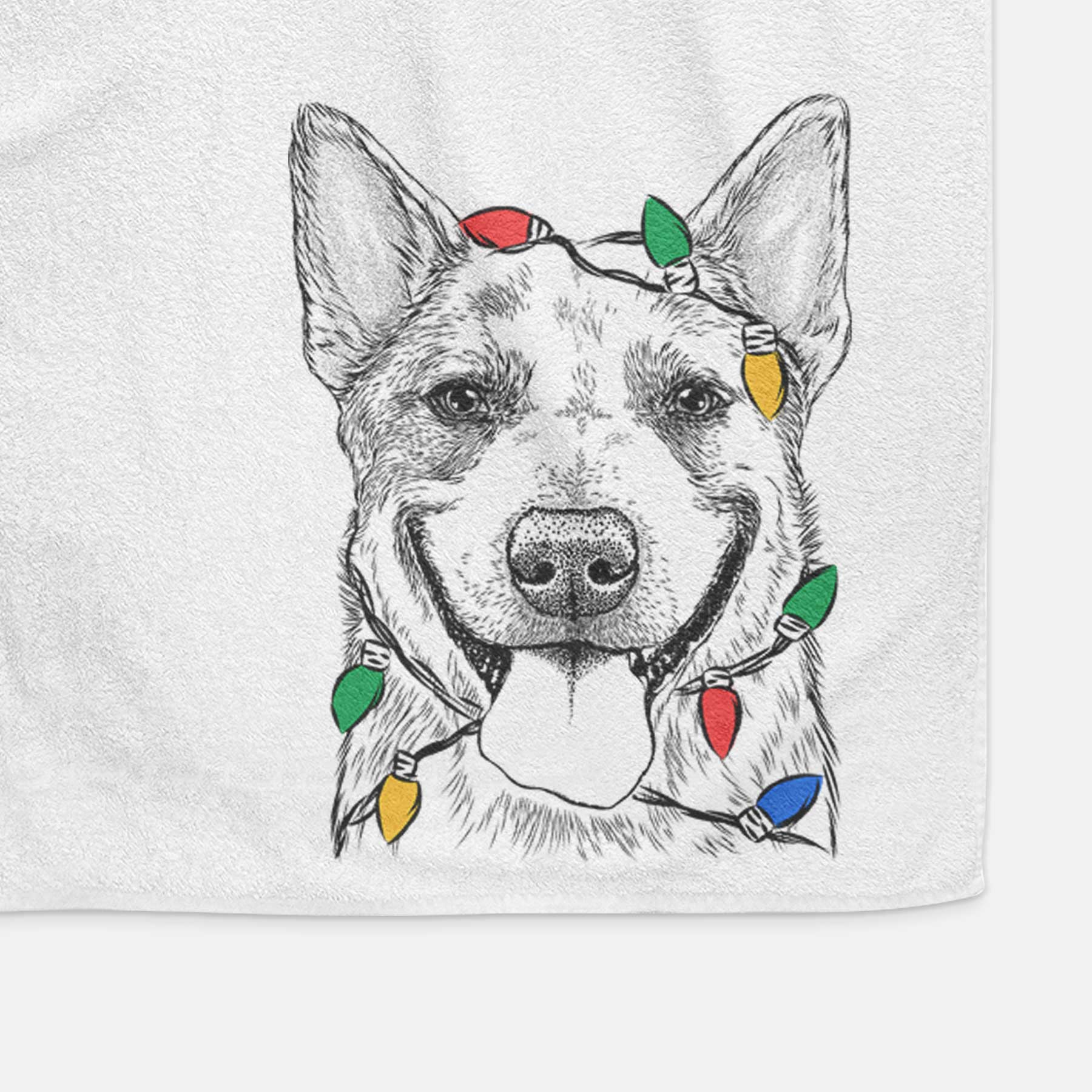 Rio the Australian Cattle Dog Decorative Hand Towel