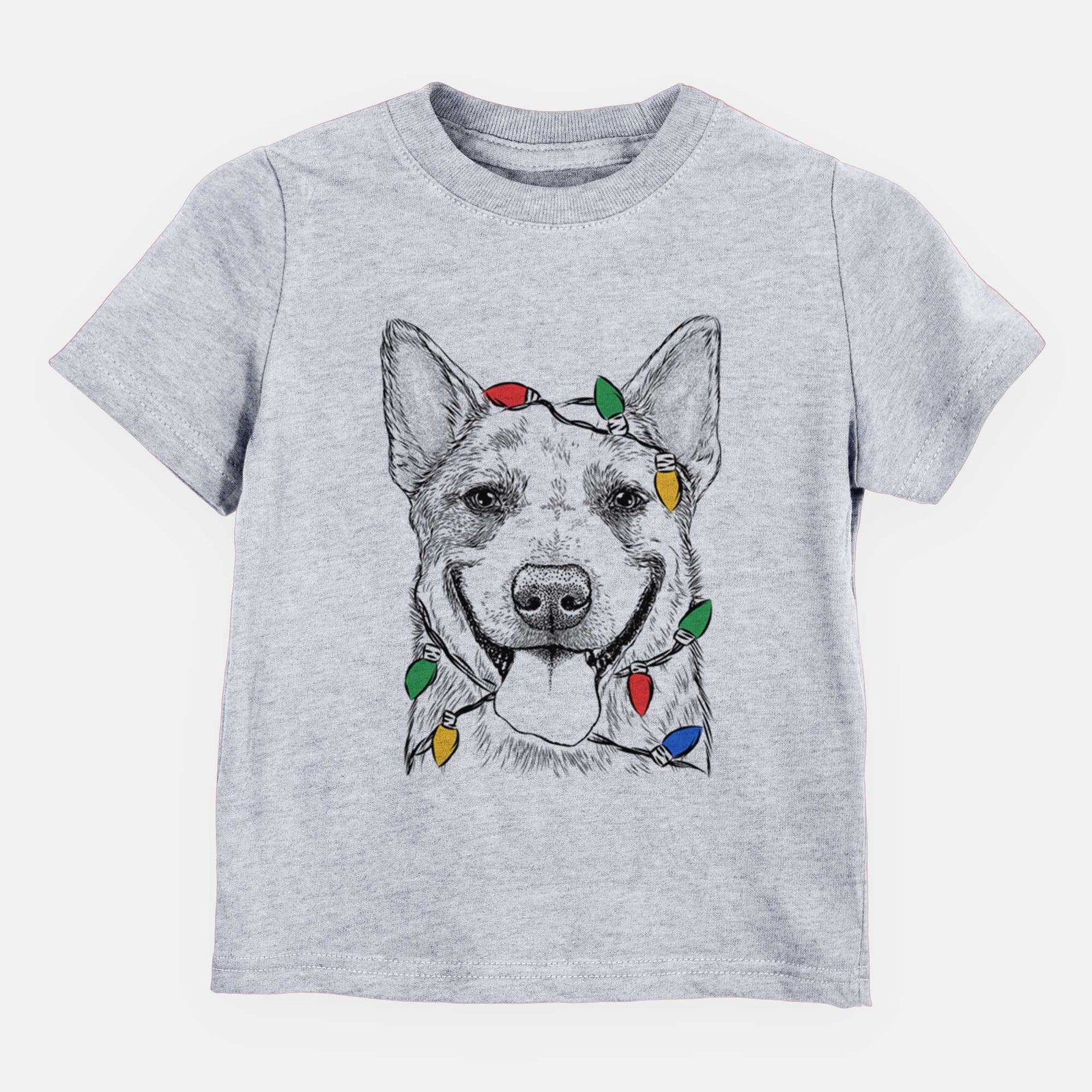 Christmas Lights Rio the Australian Cattle Dog - Kids/Youth/Toddler Shirt