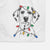 Riot the Dalmatian Decorative Hand Towel