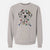 Christmas Lights Riot the Dalmatian - Unisex Pigment Dyed Crew Sweatshirt