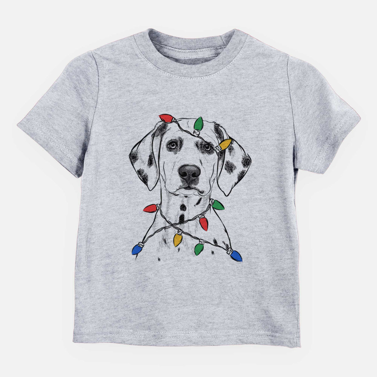 Christmas Lights Riot the Dalmatian - Kids/Youth/Toddler Shirt