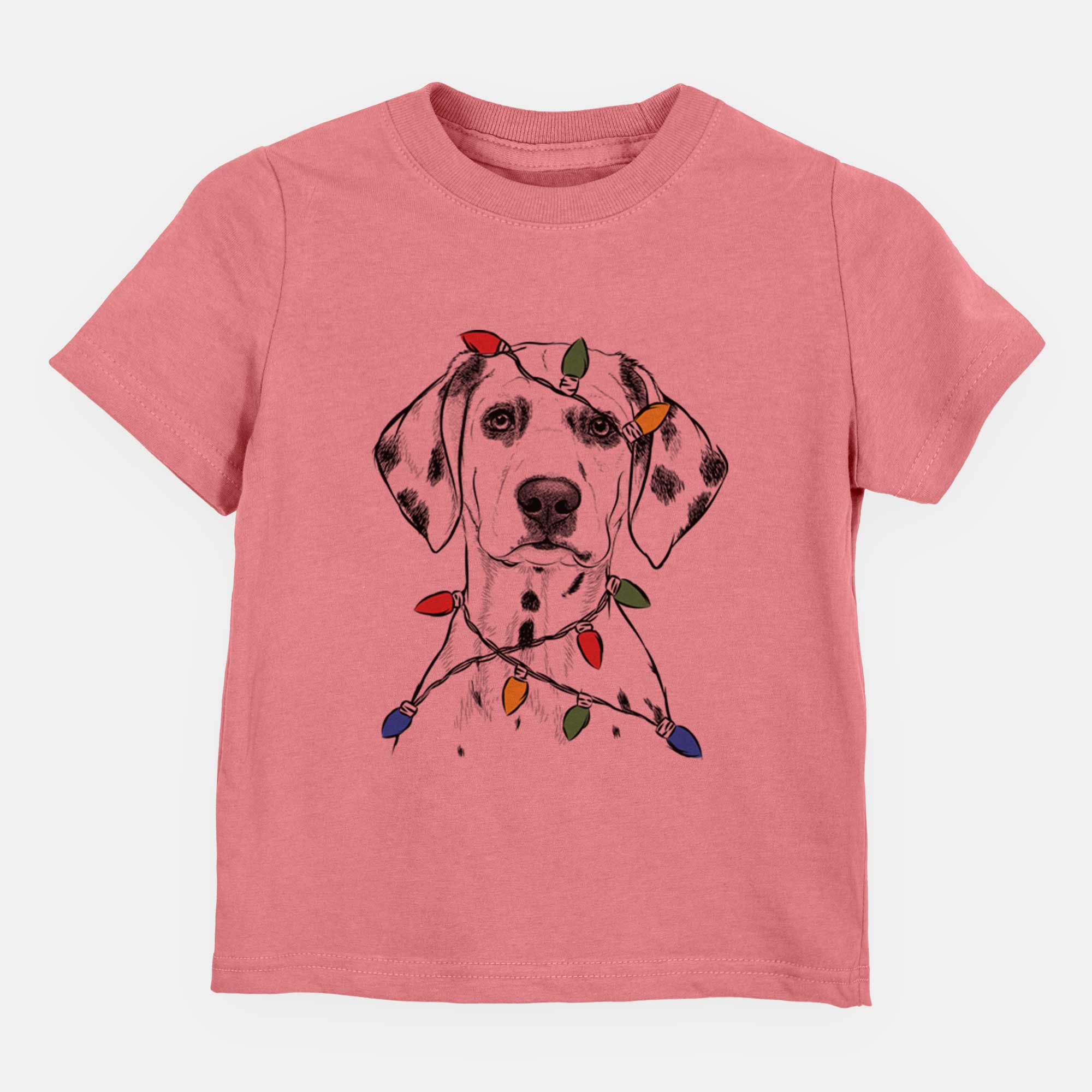 Christmas Lights Riot the Dalmatian - Kids/Youth/Toddler Shirt