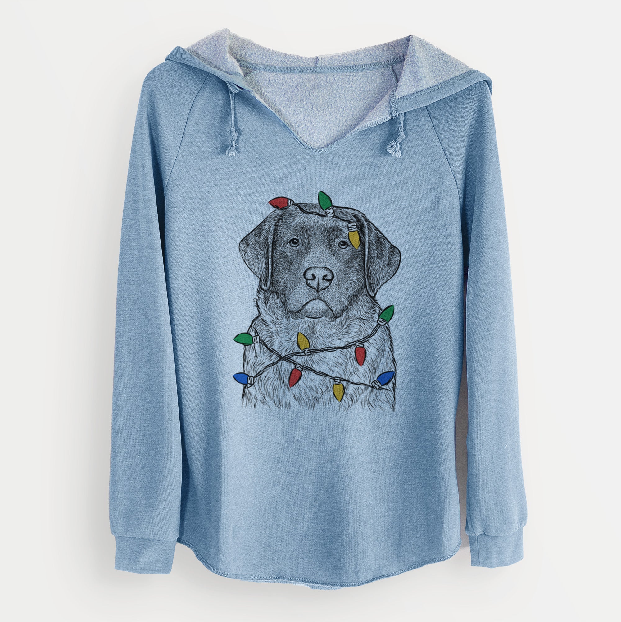 Christmas Lights River the English Labrador Retriever - Cali Wave Hooded Sweatshirt