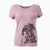 Christmas Lights River the Great Dane - Women's V-neck Shirt