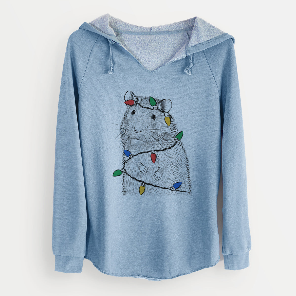 Christmas Lights Rizzo the Rat - Cali Wave Hooded Sweatshirt