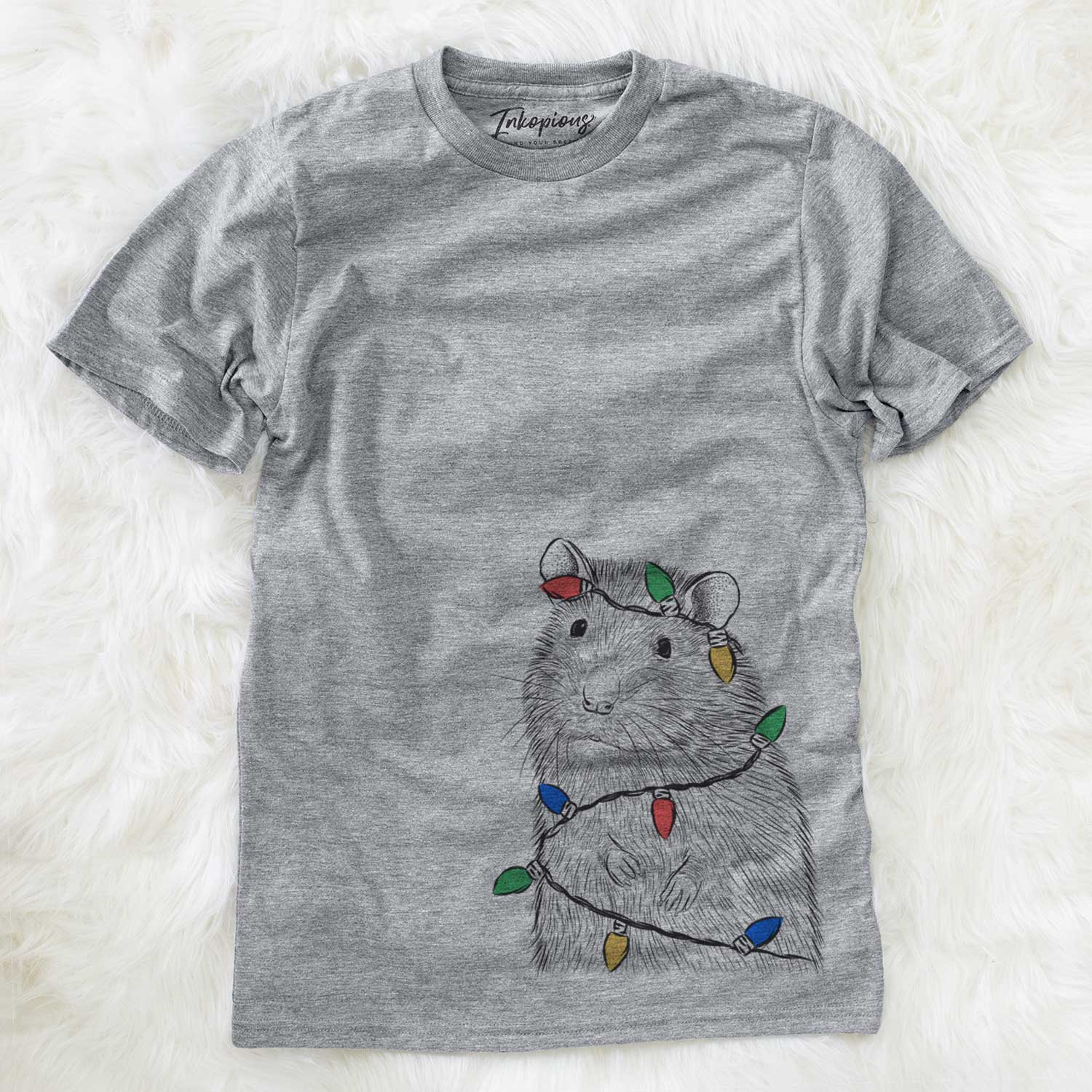 Christmas Lights Rizzo the Rat - Unisex Crewneck