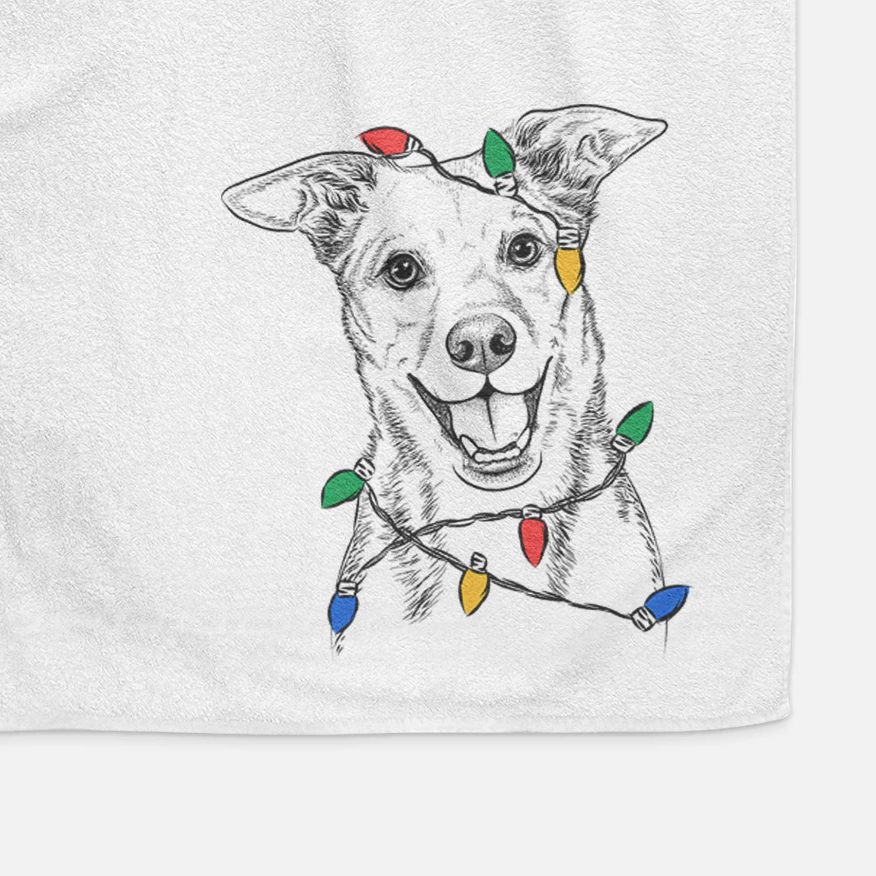 Rocco the Mixed Breed Decorative Hand Towel