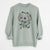 Christmas Lights Rocky the Teacup Poodle - Unisex Pigment Dyed Crew Sweatshirt