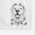 Roger the Golden Retriever Decorative Hand Towel