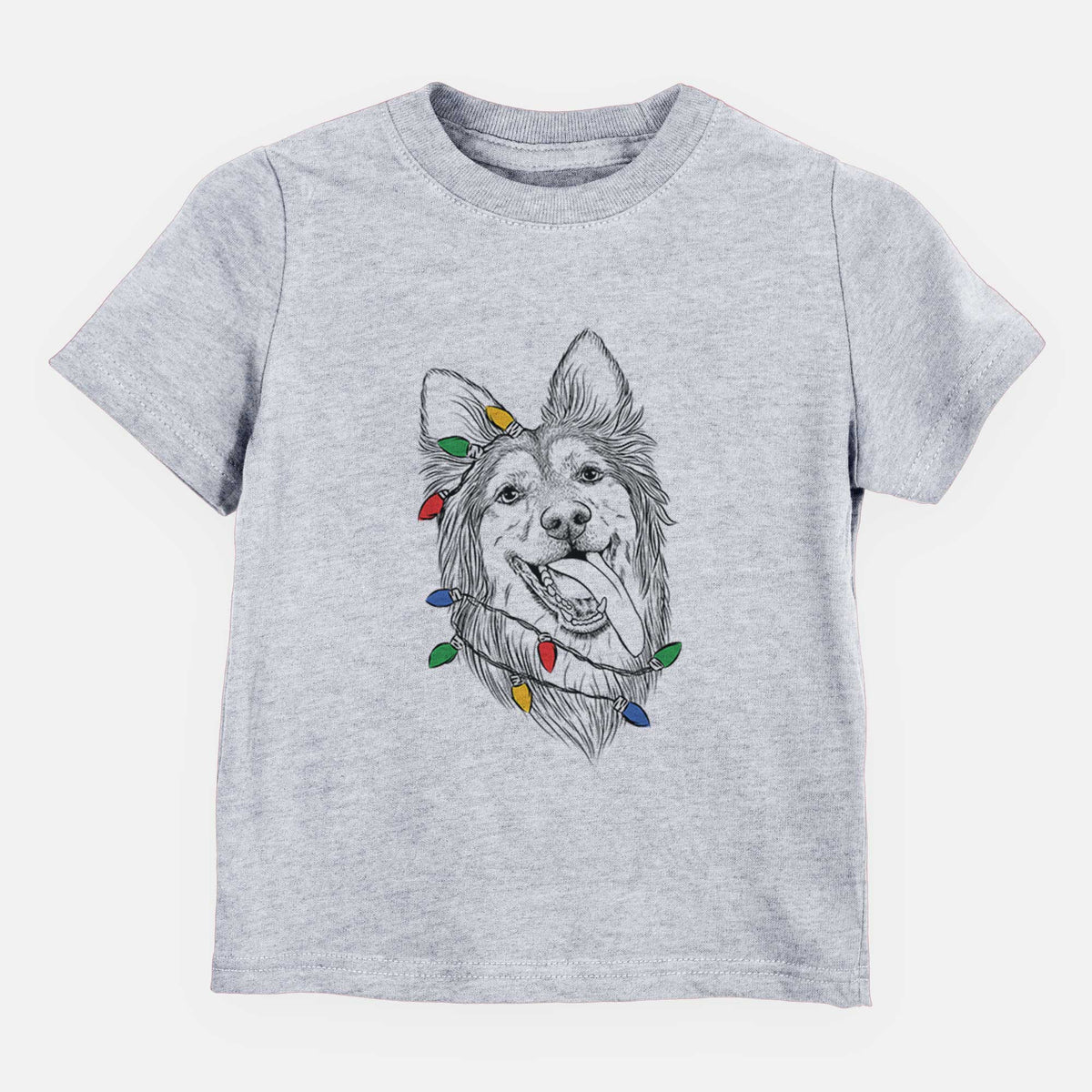 Christmas Lights Rosalie the German Shepherd Mix - Kids/Youth/Toddler Shirt