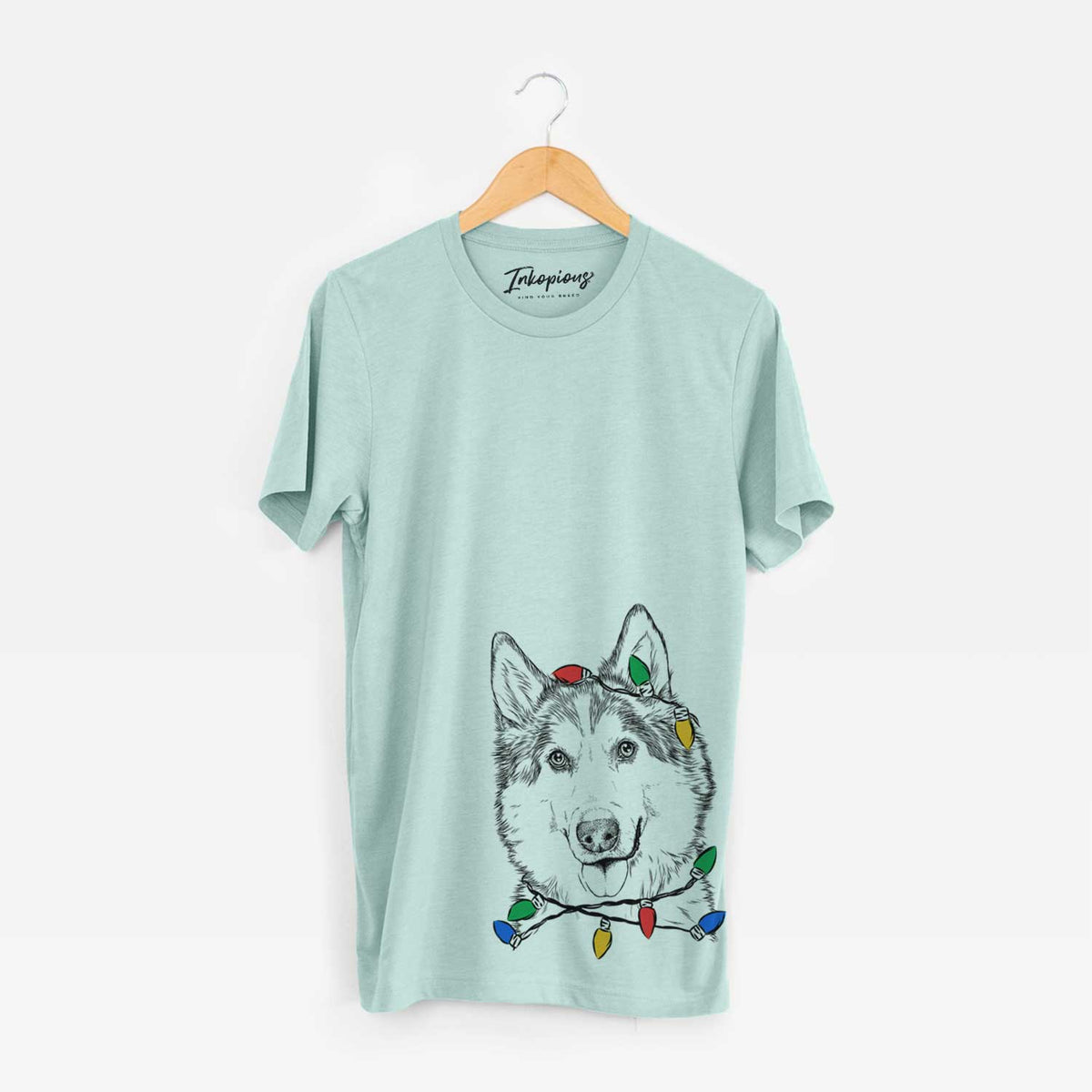 Christmas Lights Roshi the Mixed Breed - Unisex Crewneck