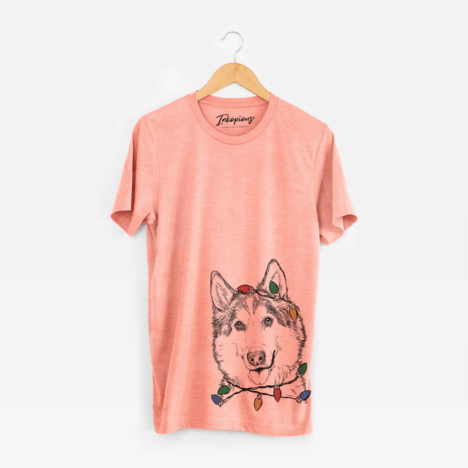 Christmas Lights Roshi the Mixed Breed - Unisex Crewneck