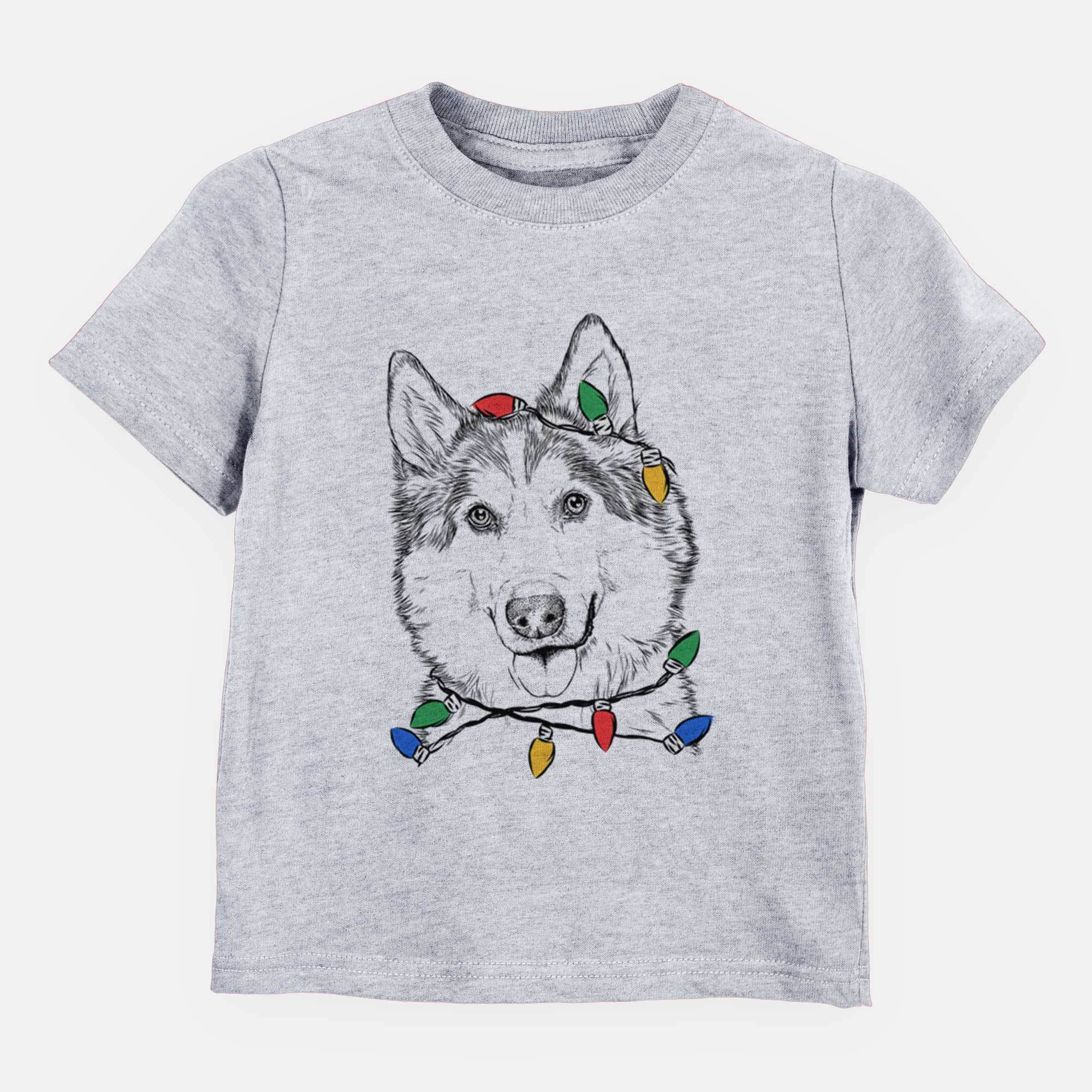 Christmas Lights Roshi the Mixed Breed - Kids/Youth/Toddler Shirt