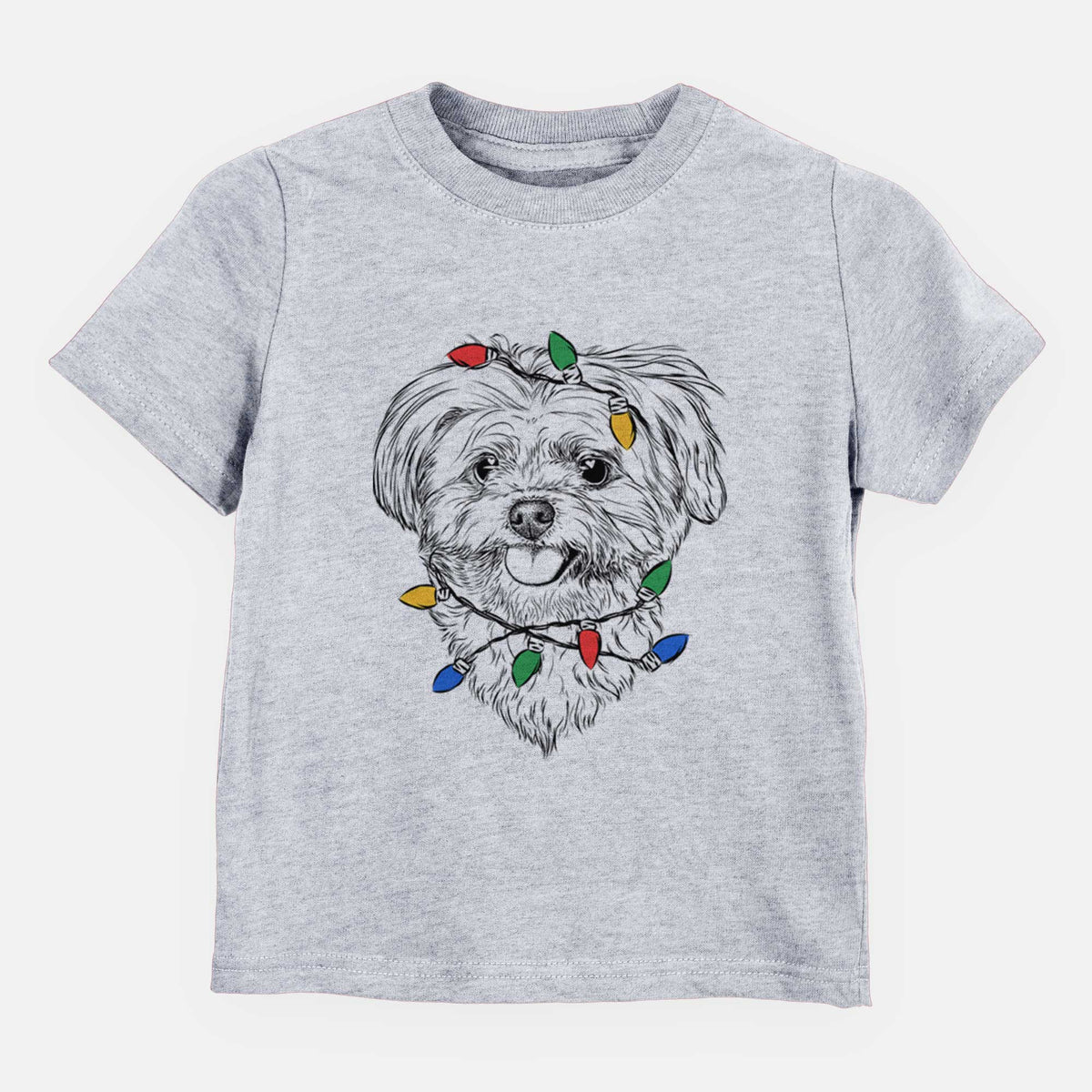 Christmas Lights Rosie the Maltipoo - Kids/Youth/Toddler Shirt