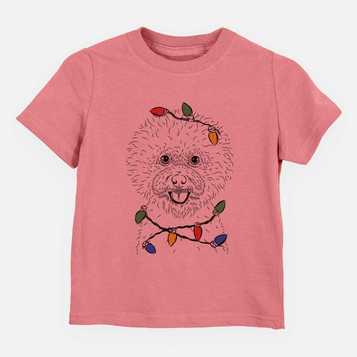 Christmas Lights Ross the Bichon Frise - Kids/Youth/Toddler Shirt