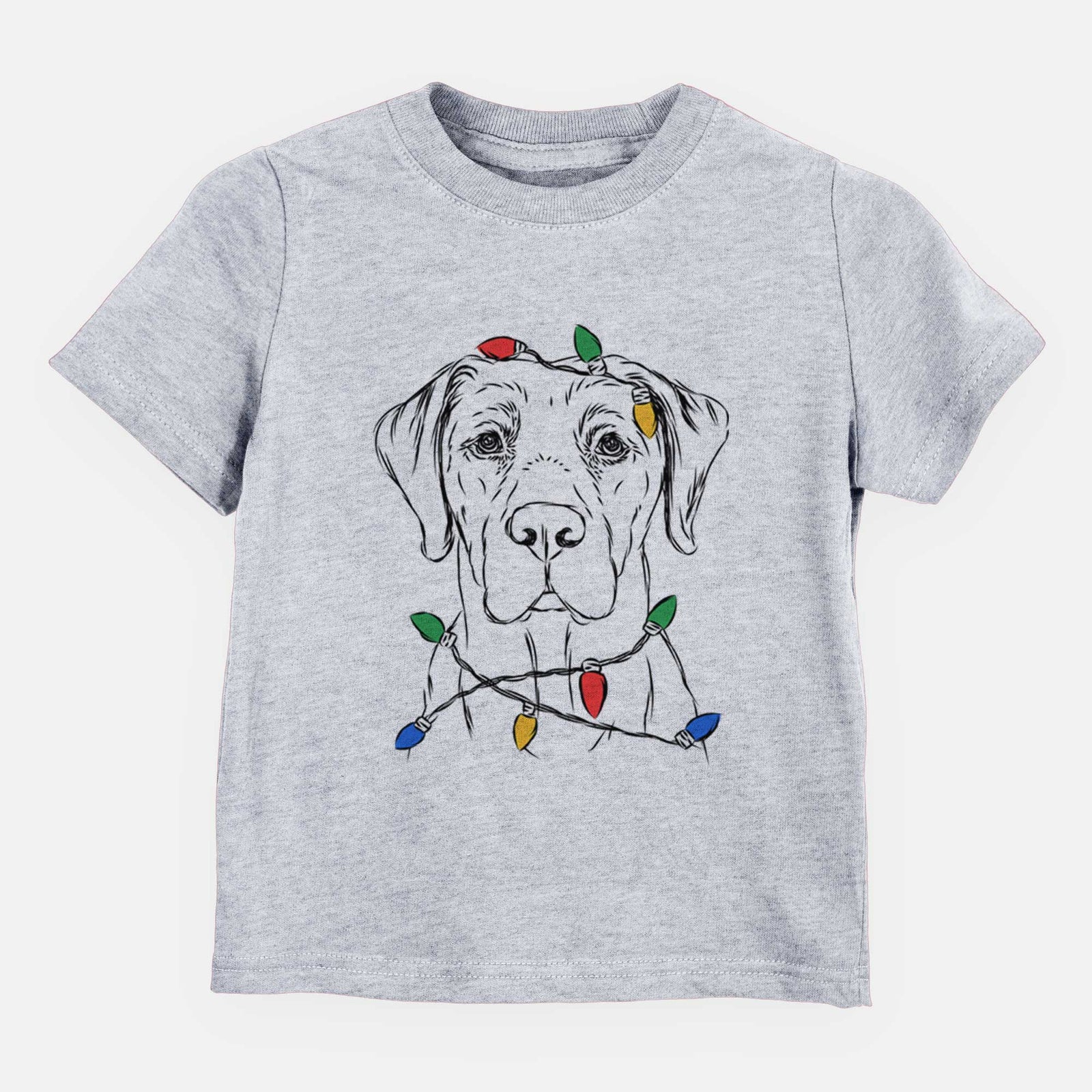 Christmas Lights Rowdy the Labrador Retriever - Kids/Youth/Toddler Shirt