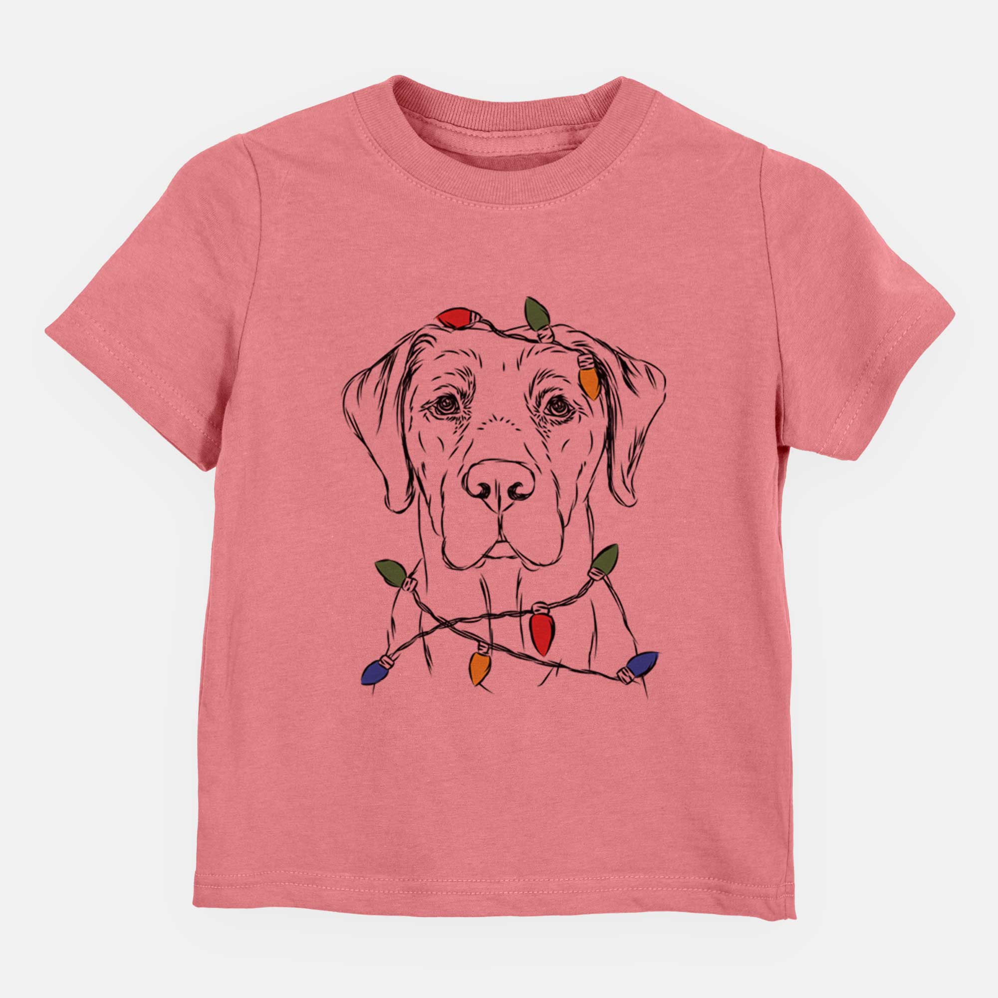 Christmas Lights Rowdy the Labrador Retriever - Kids/Youth/Toddler Shirt