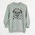 Christmas Lights Ruby the Pug - Unisex Pigment Dyed Crew Sweatshirt