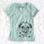 Christmas Lights Ruby the Pug - Women's V-neck Shirt