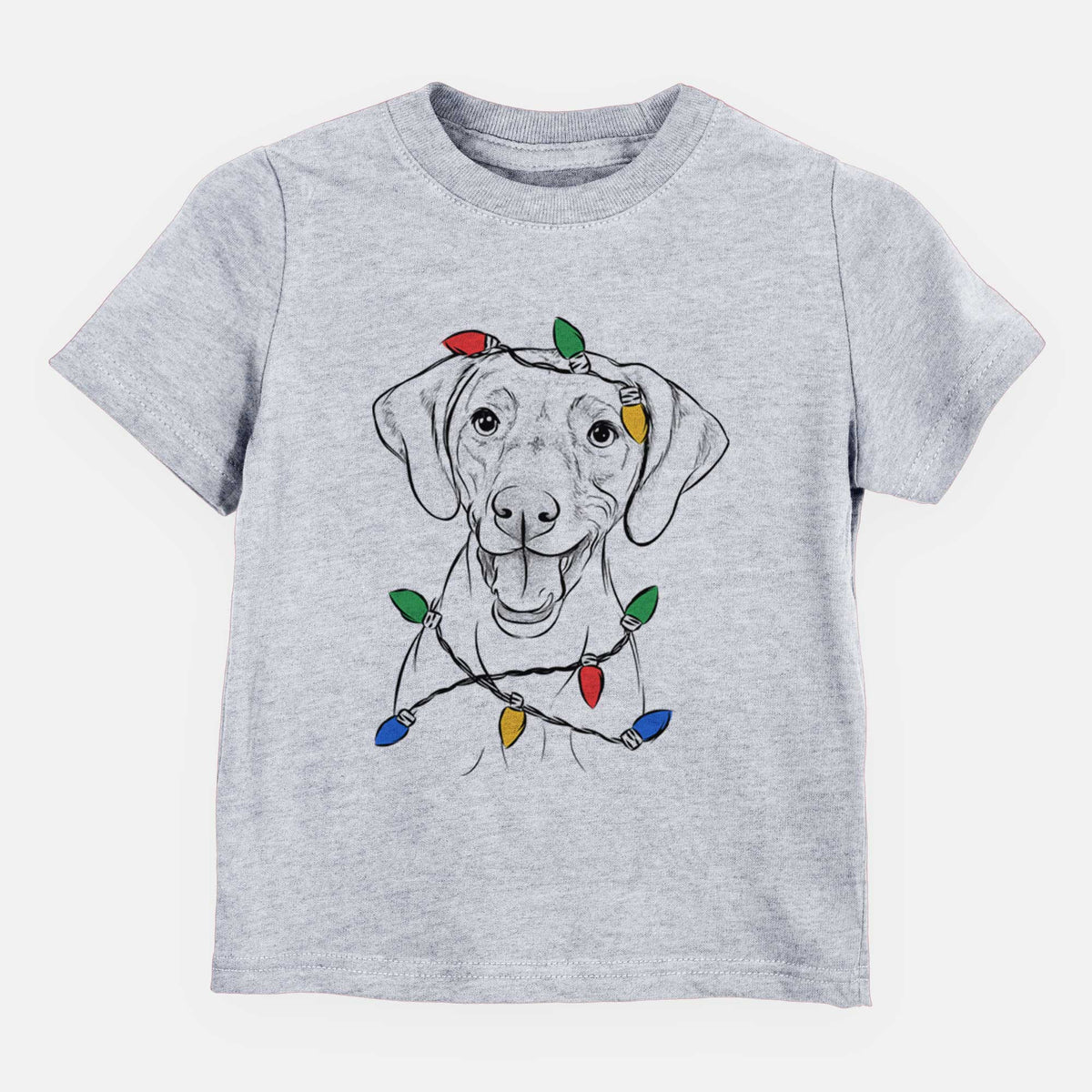 Christmas Lights Ruby the Vizsla - Kids/Youth/Toddler Shirt