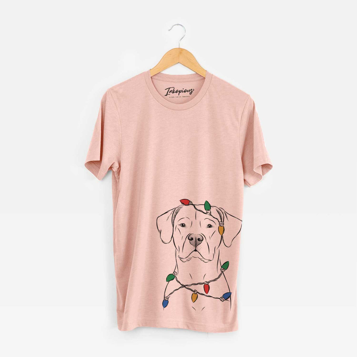 Christmas Lights Rufio the Dogo Argentino - Unisex Crewneck