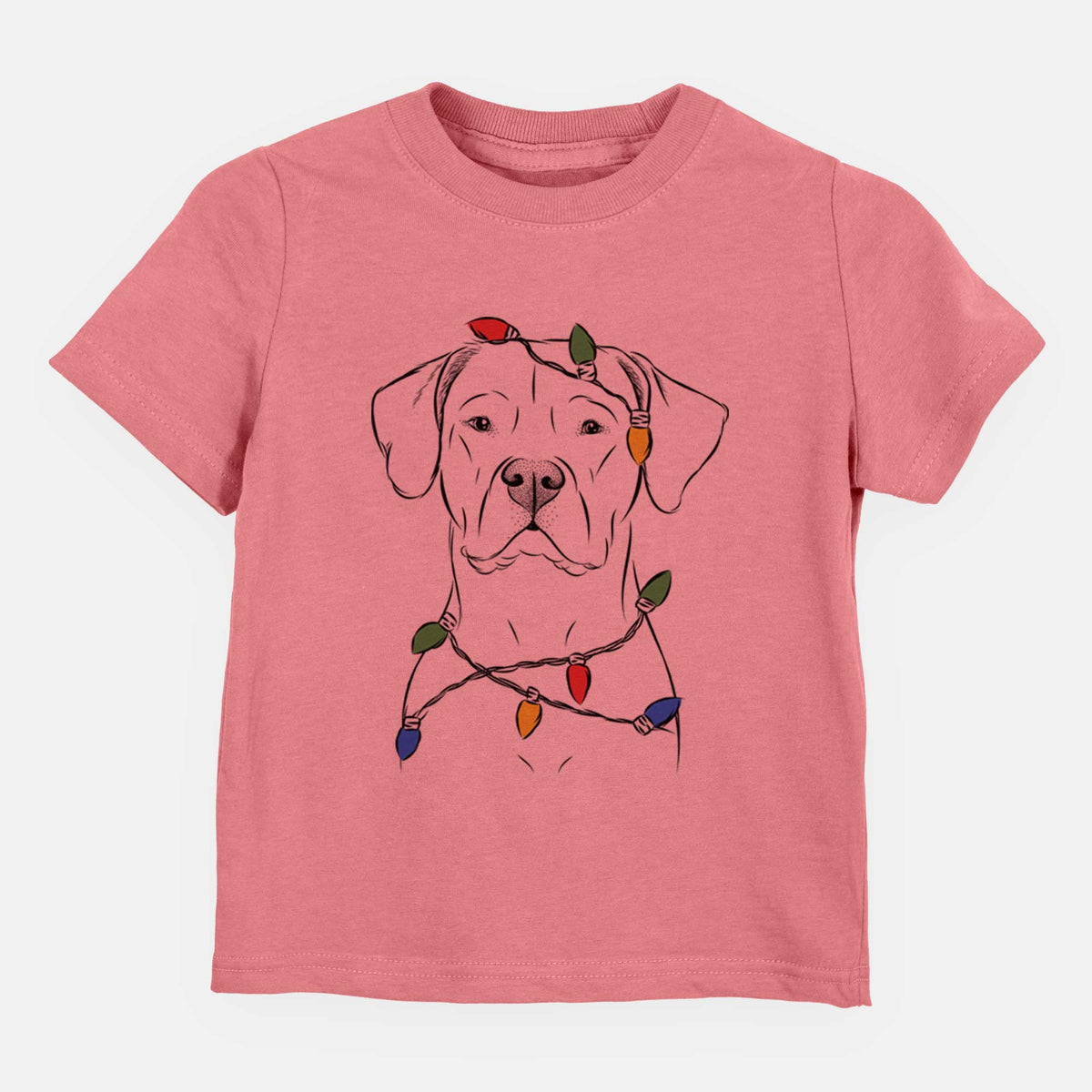 Christmas Lights Rufio the Dogo Argentino - Kids/Youth/Toddler Shirt