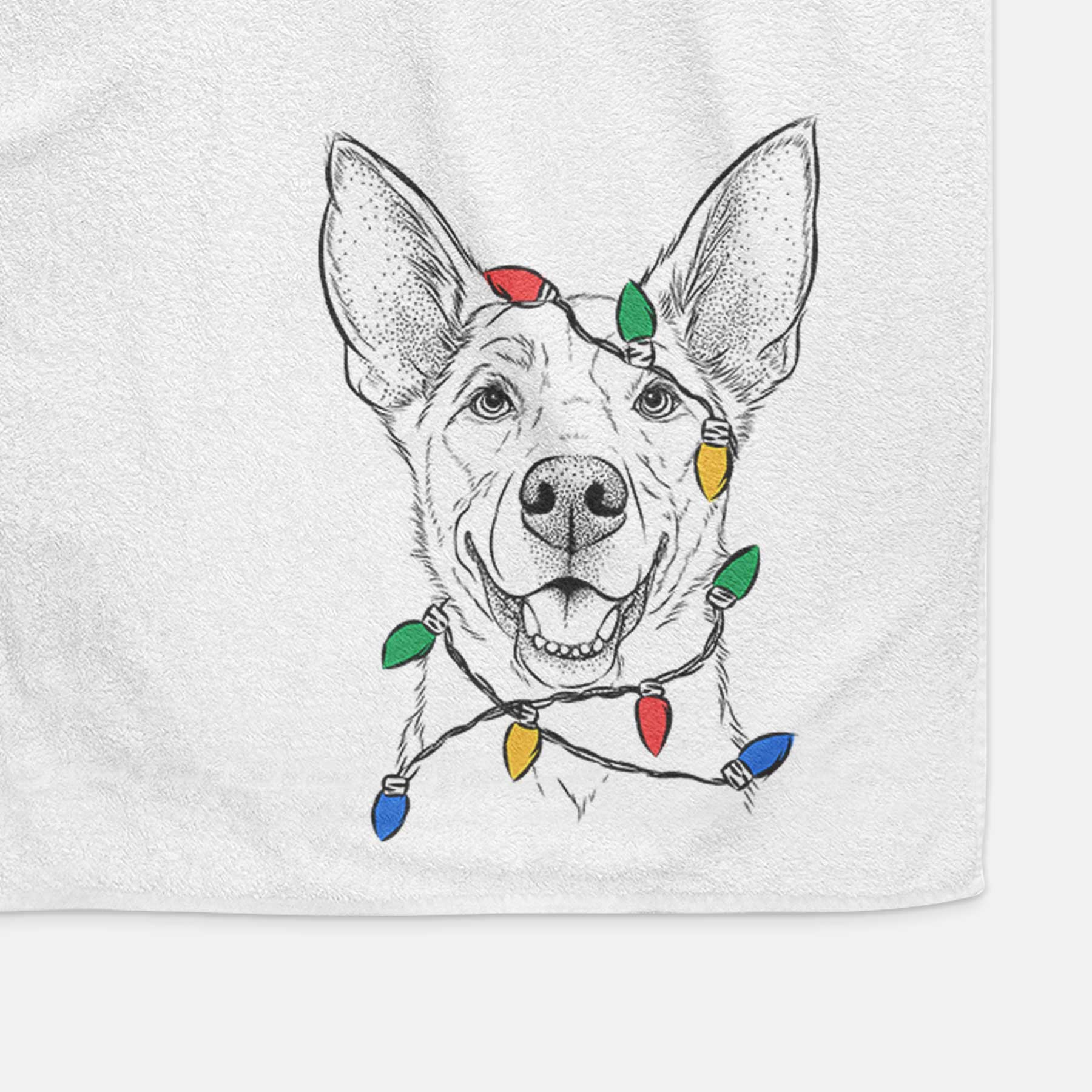 Rumley the Kelpie Mix Decorative Hand Towel