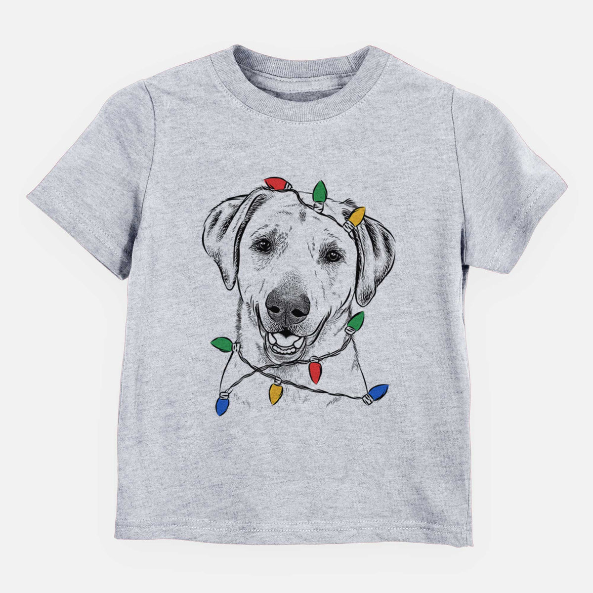 Christmas Lights Rusty the Labrador Retriever - Kids/Youth/Toddler Shirt