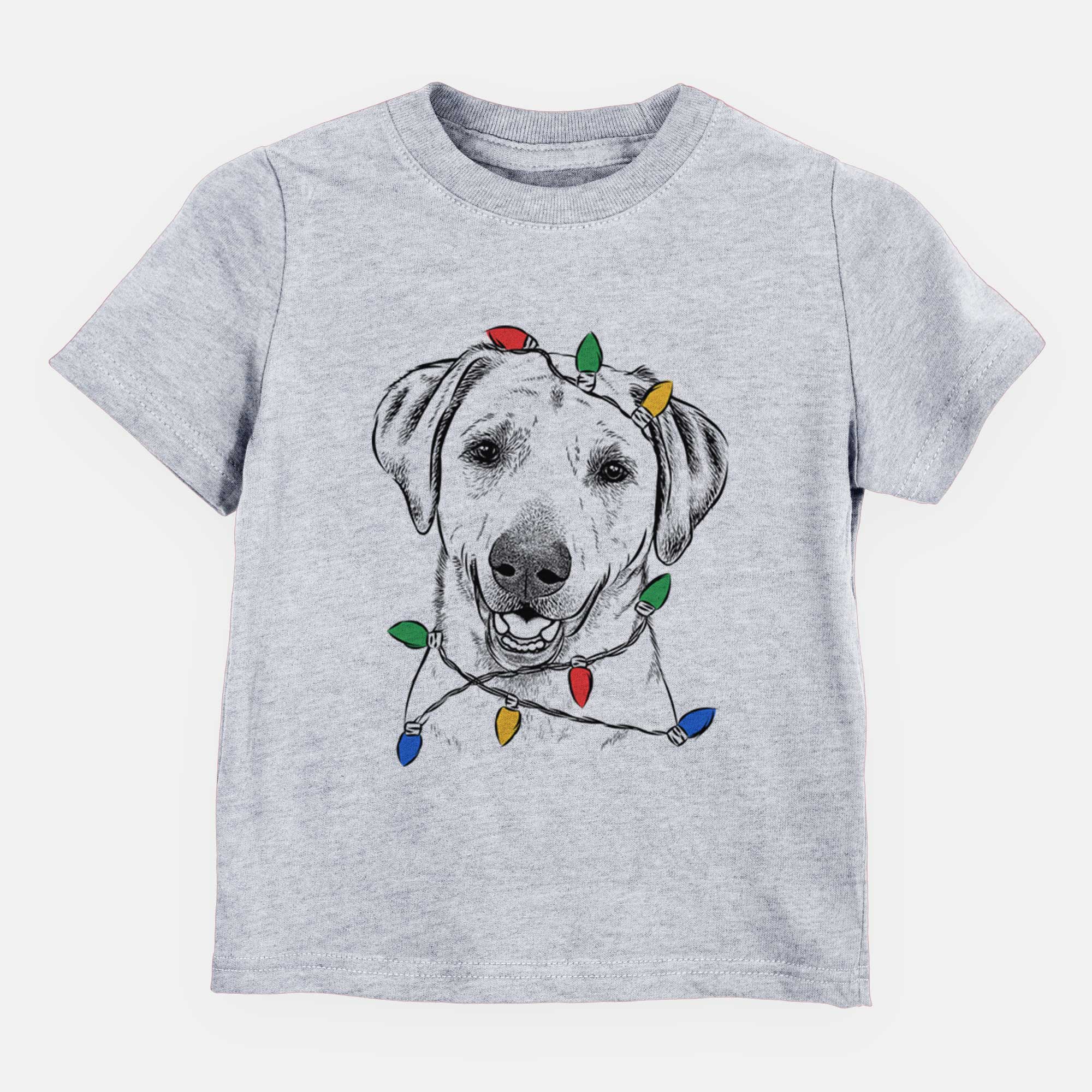 Christmas Lights Rusty the Labrador Retriever - Kids/Youth/Toddler Shirt