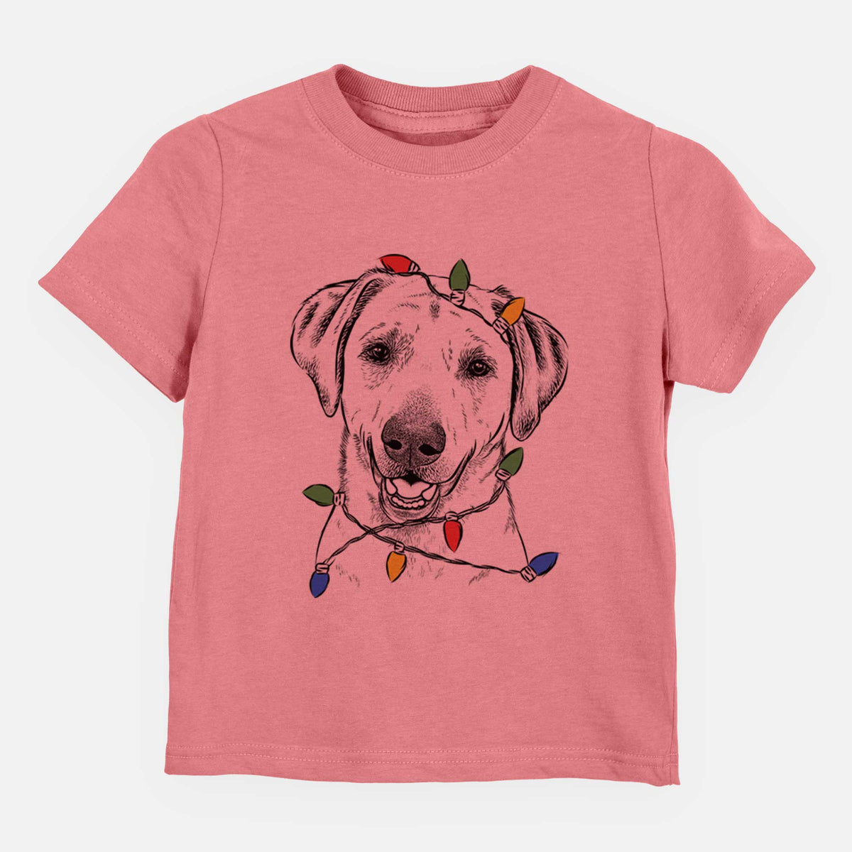 Christmas Lights Rusty the Labrador Retriever - Kids/Youth/Toddler Shirt