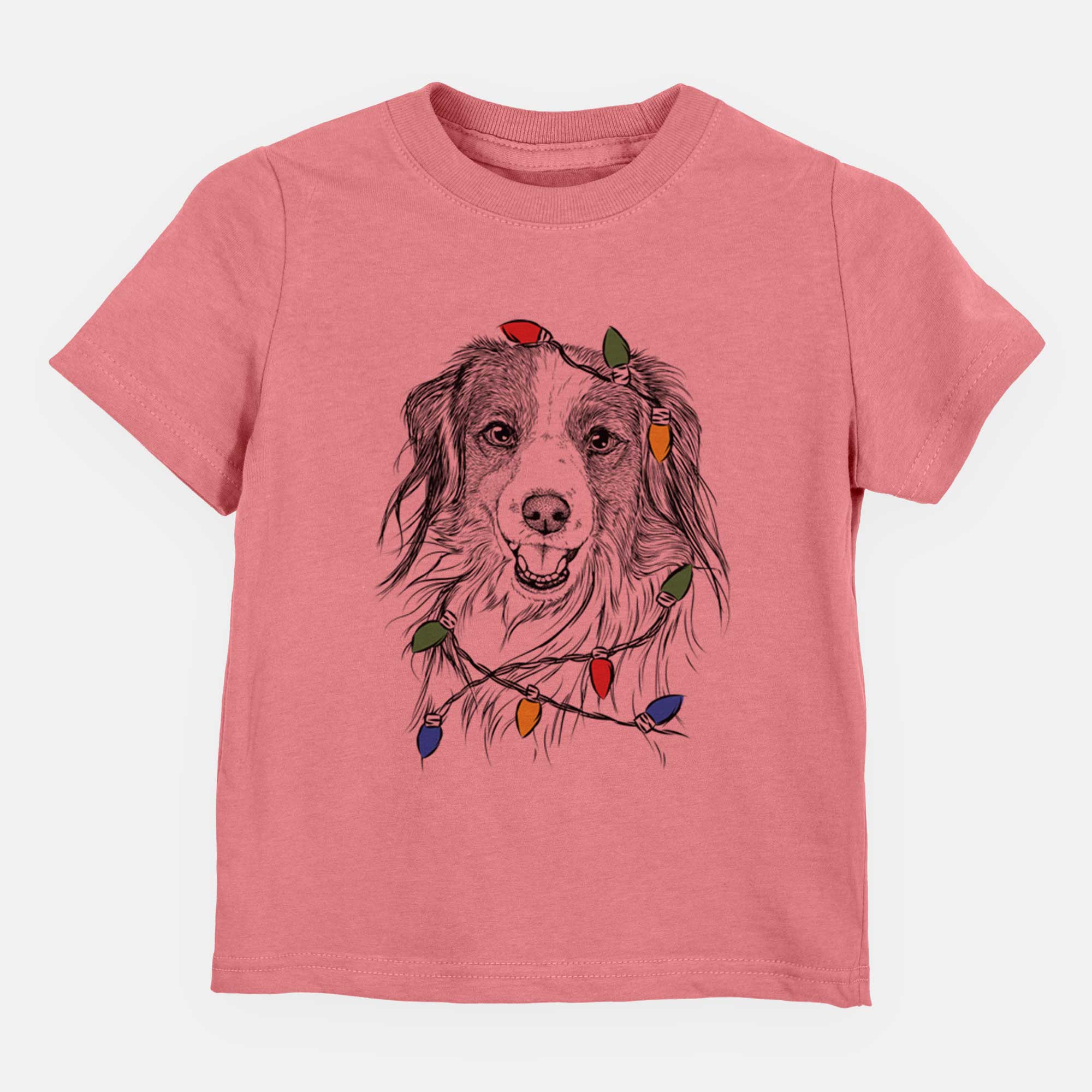 Christmas Lights Rutger the Nederlandse Kooikerhondje - Kids/Youth/Toddler Shirt