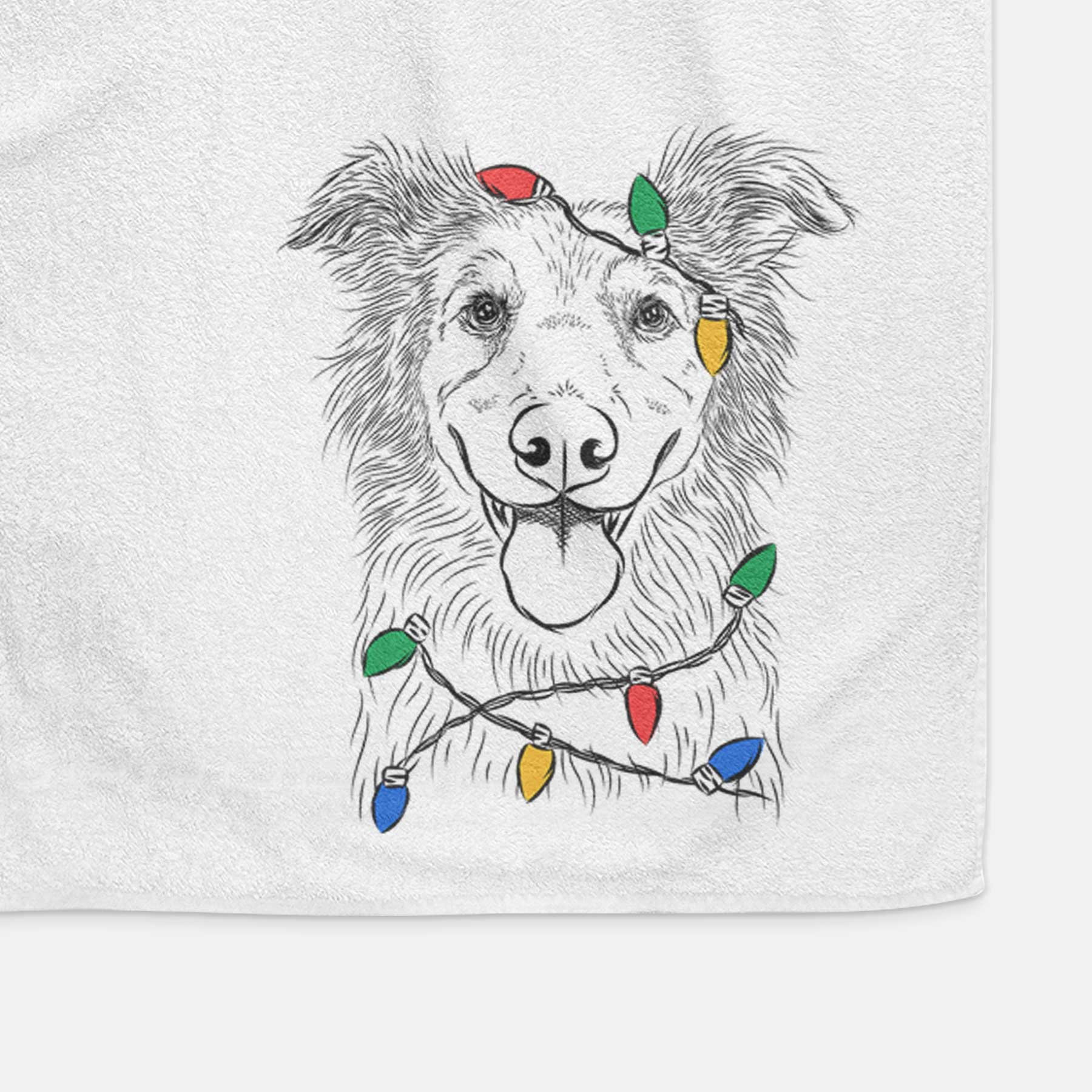 Ruxtin the Mixed Breed Decorative Hand Towel