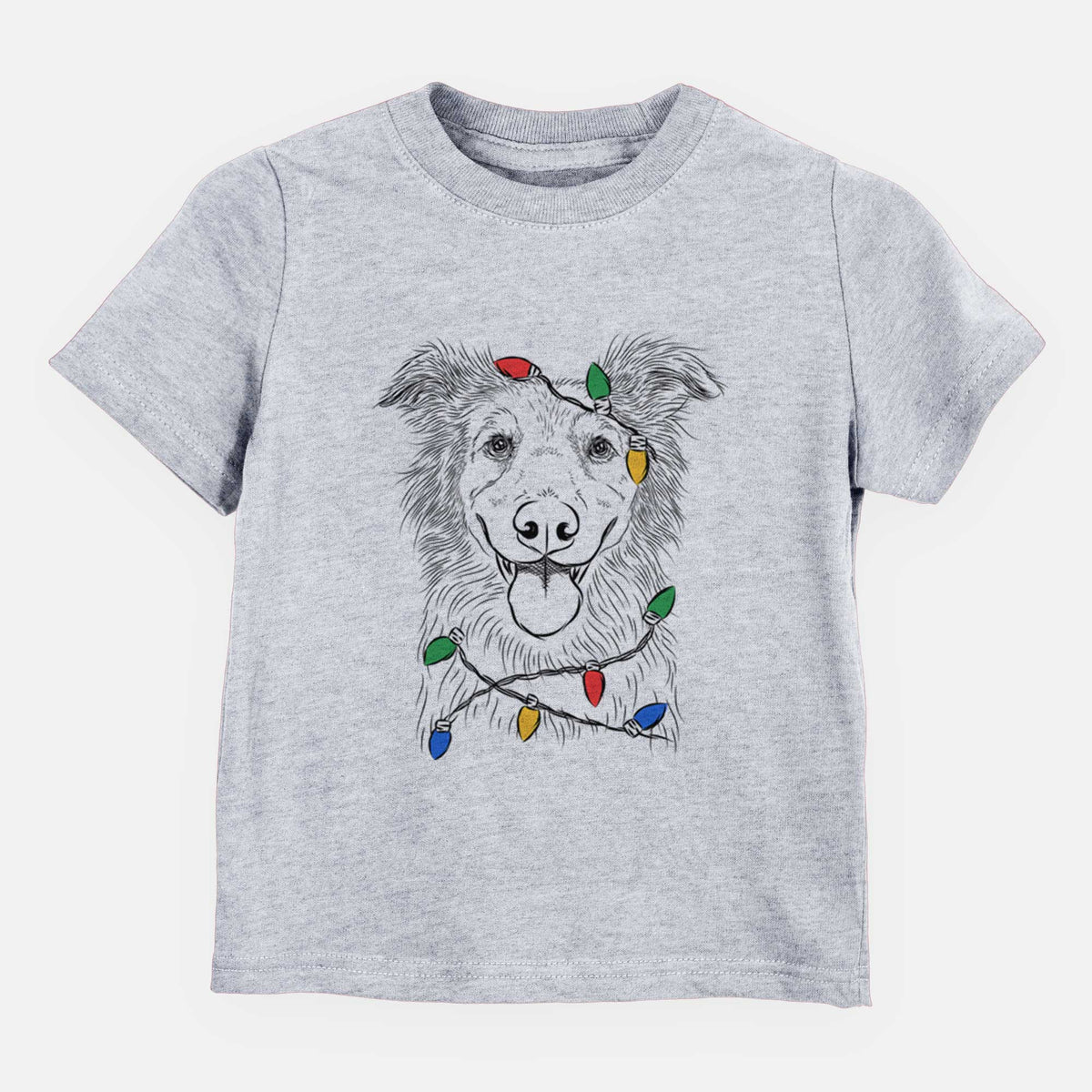 Christmas Lights Ruxtin the Mixed Breed - Kids/Youth/Toddler Shirt