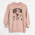 Christmas Lights Ryleigh the Beagle Pitbull Mix - Unisex Pigment Dyed Crew Sweatshirt