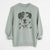 Christmas Lights Ryleigh the Beagle Pitbull Mix - Unisex Pigment Dyed Crew Sweatshirt