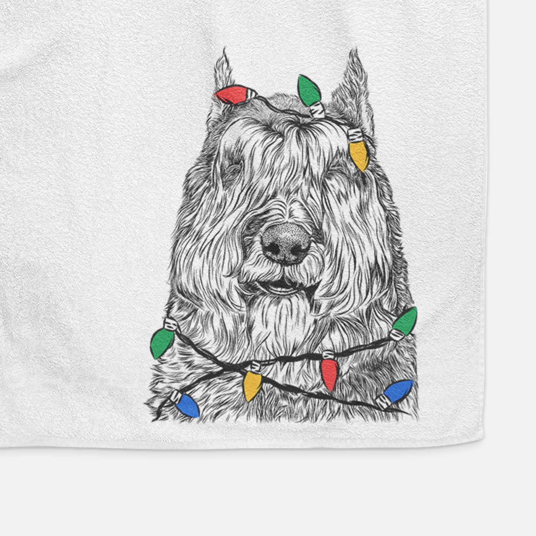 Sabre the Bouvier Des Flandres Decorative Hand Towel