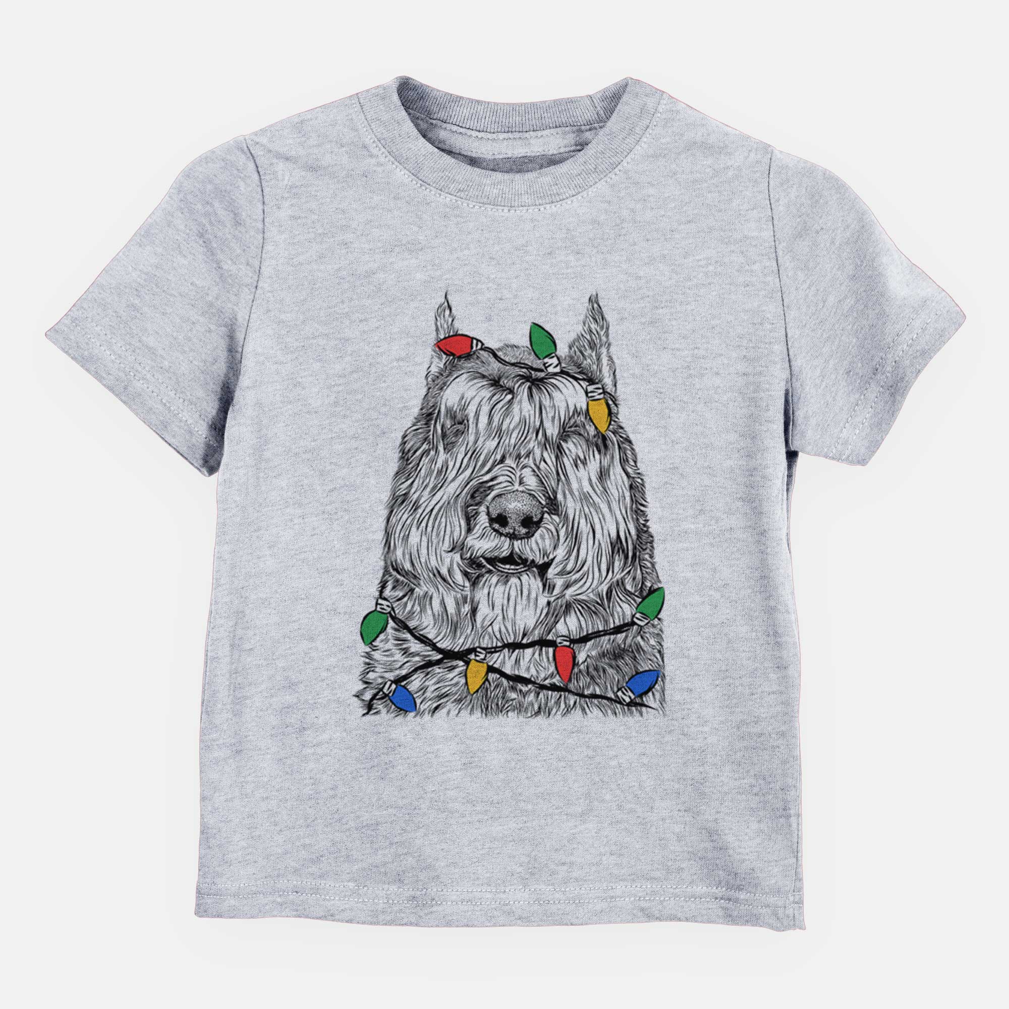 Christmas Lights Sabre the Bouvier Des Flandres - Kids/Youth/Toddler Shirt