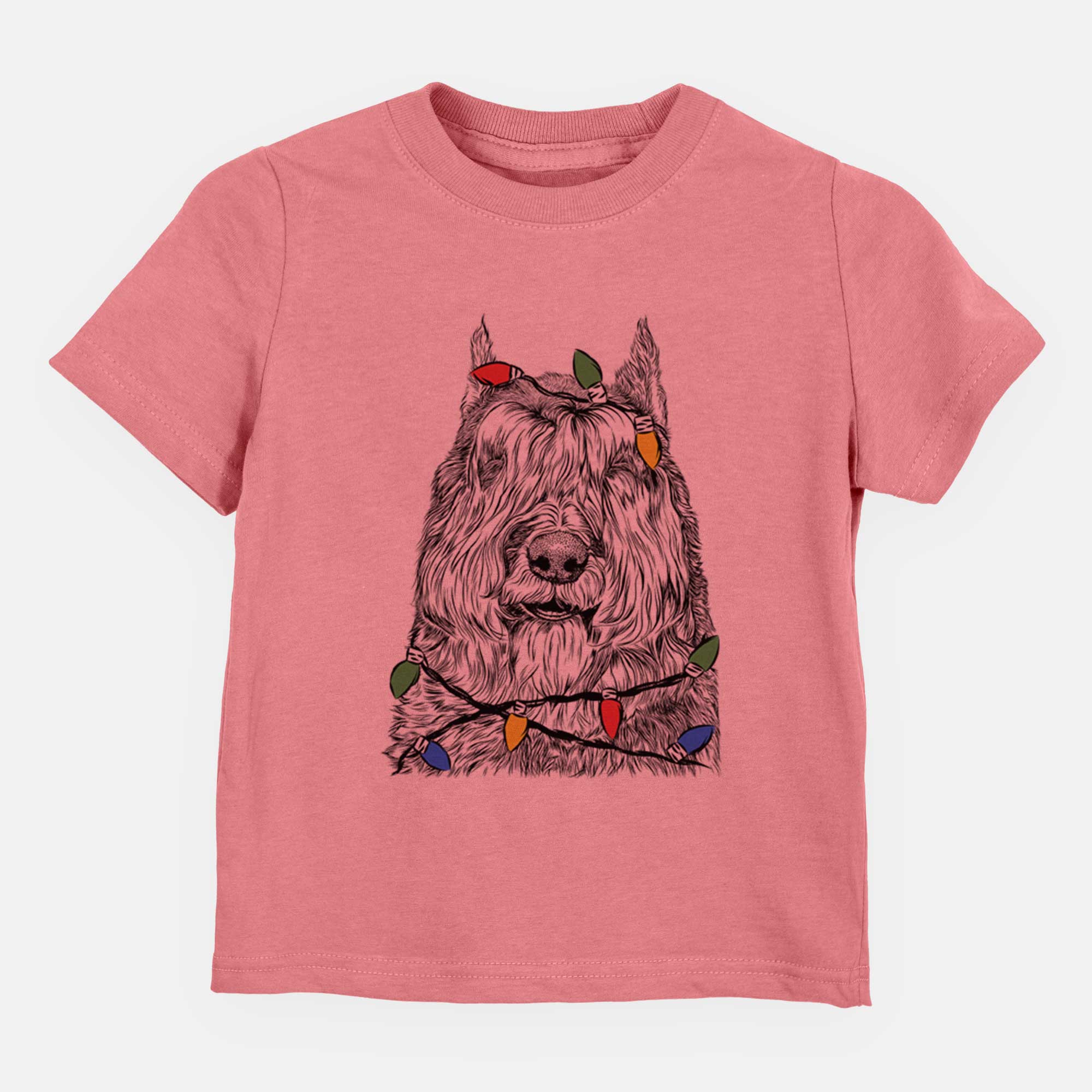 Christmas Lights Sabre the Bouvier Des Flandres - Kids/Youth/Toddler Shirt