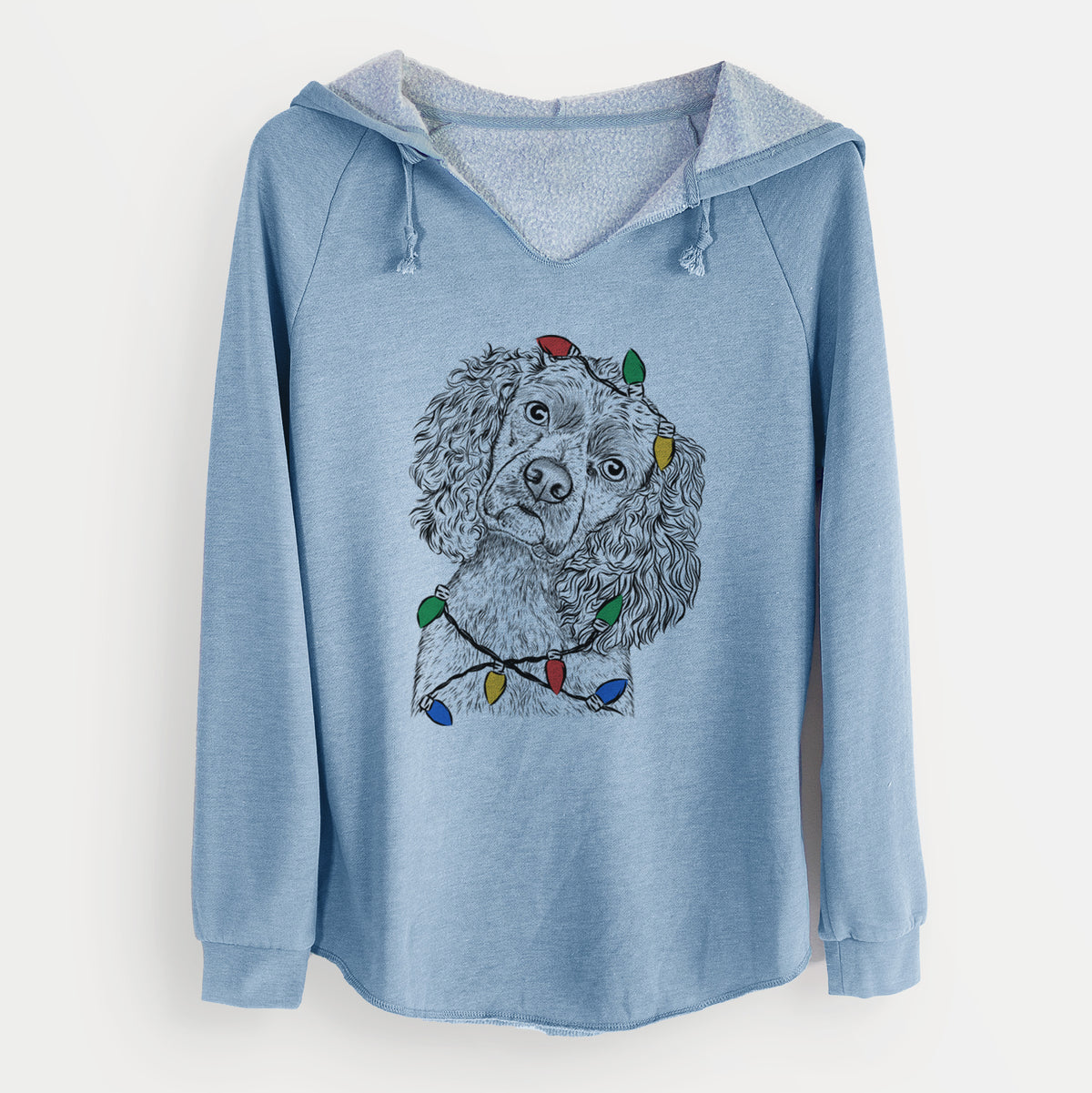 Christmas Lights Sadie the Cocker Spaniel - Cali Wave Hooded Sweatshirt