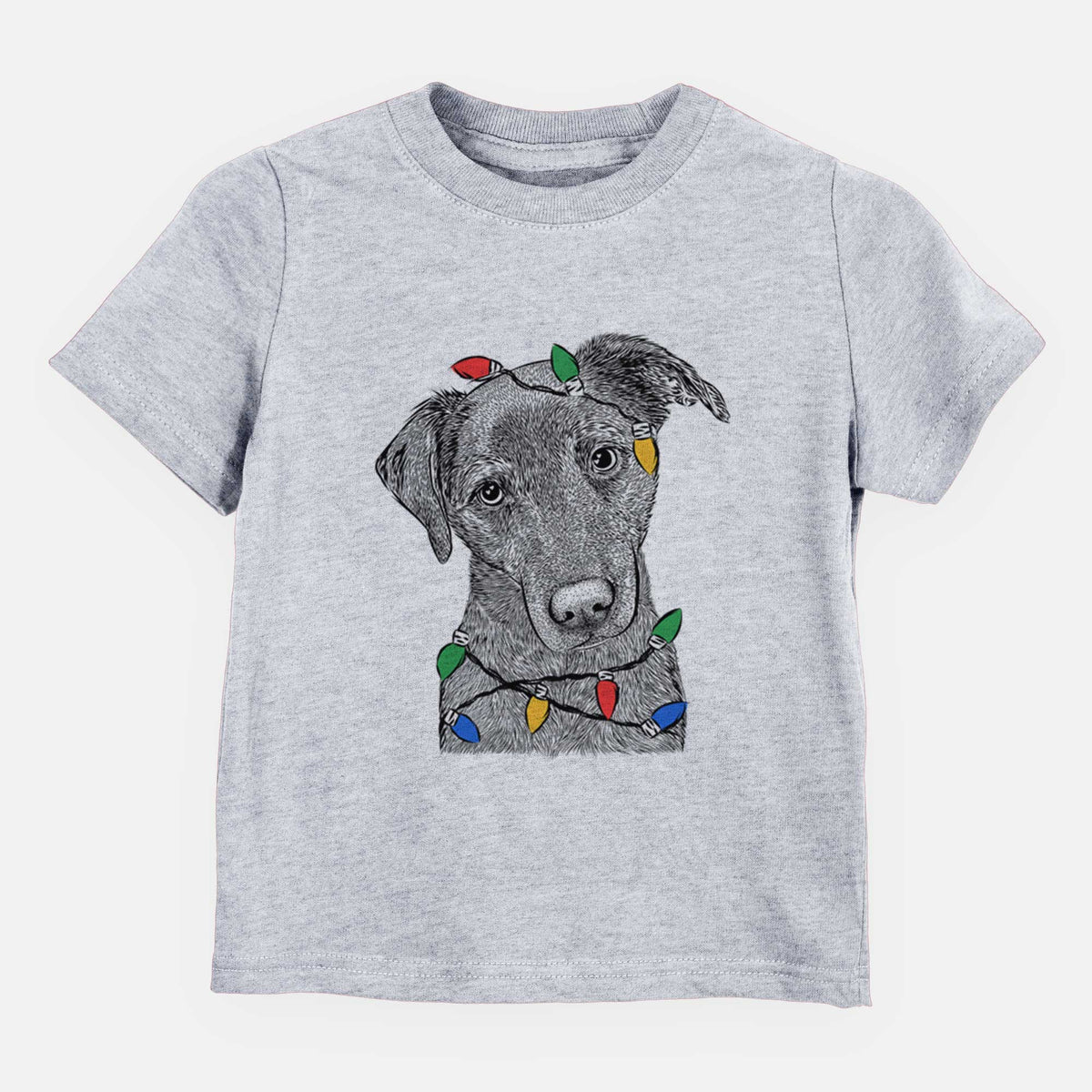 Christmas Lights Sadie the Whipador - Kids/Youth/Toddler Shirt