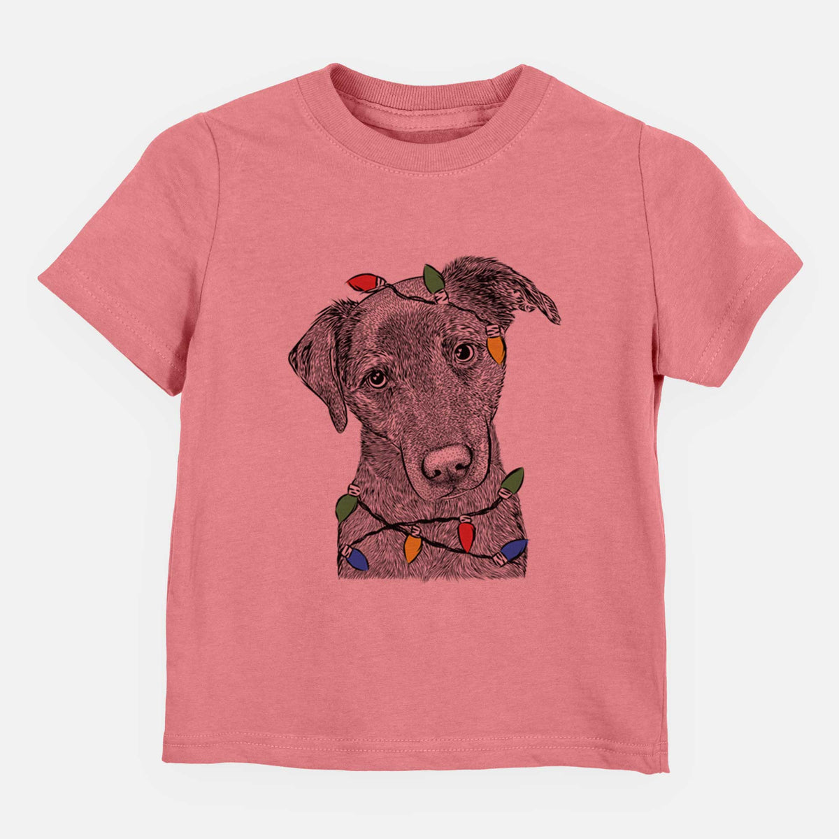 Christmas Lights Sadie the Whipador - Kids/Youth/Toddler Shirt