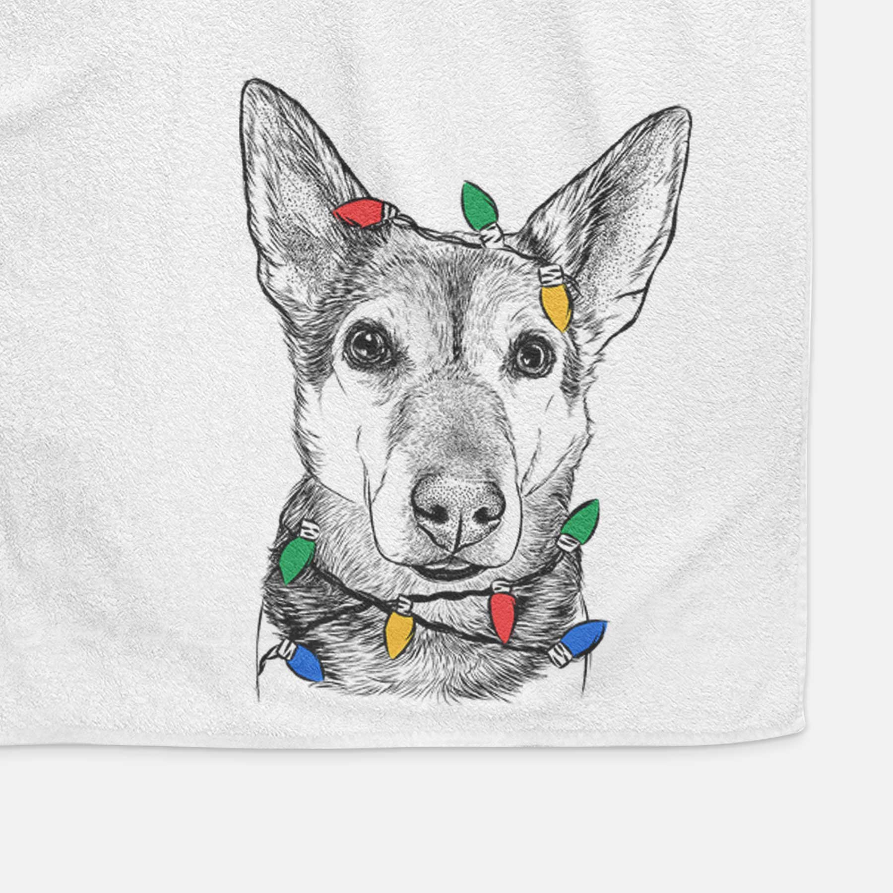 Sammie the Mixed Breed Decorative Hand Towel