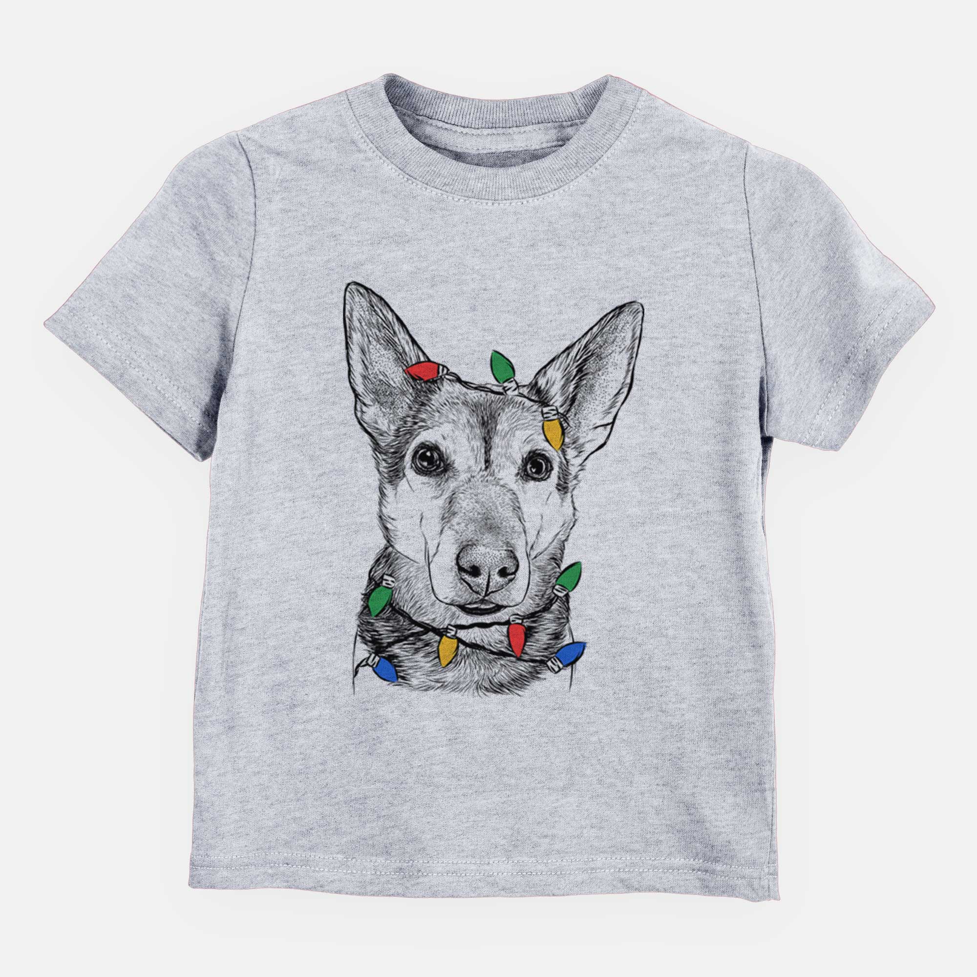 Christmas Lights Sammie the Mixed Breed - Kids/Youth/Toddler Shirt