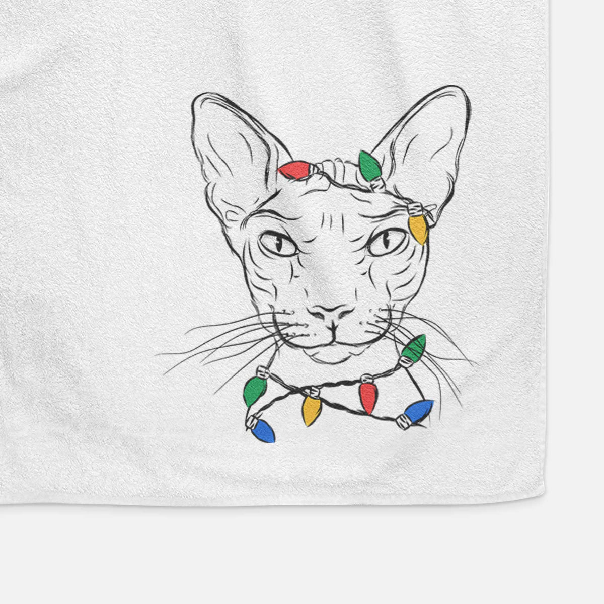 Sammy the Spinx Cat Decorative Hand Towel