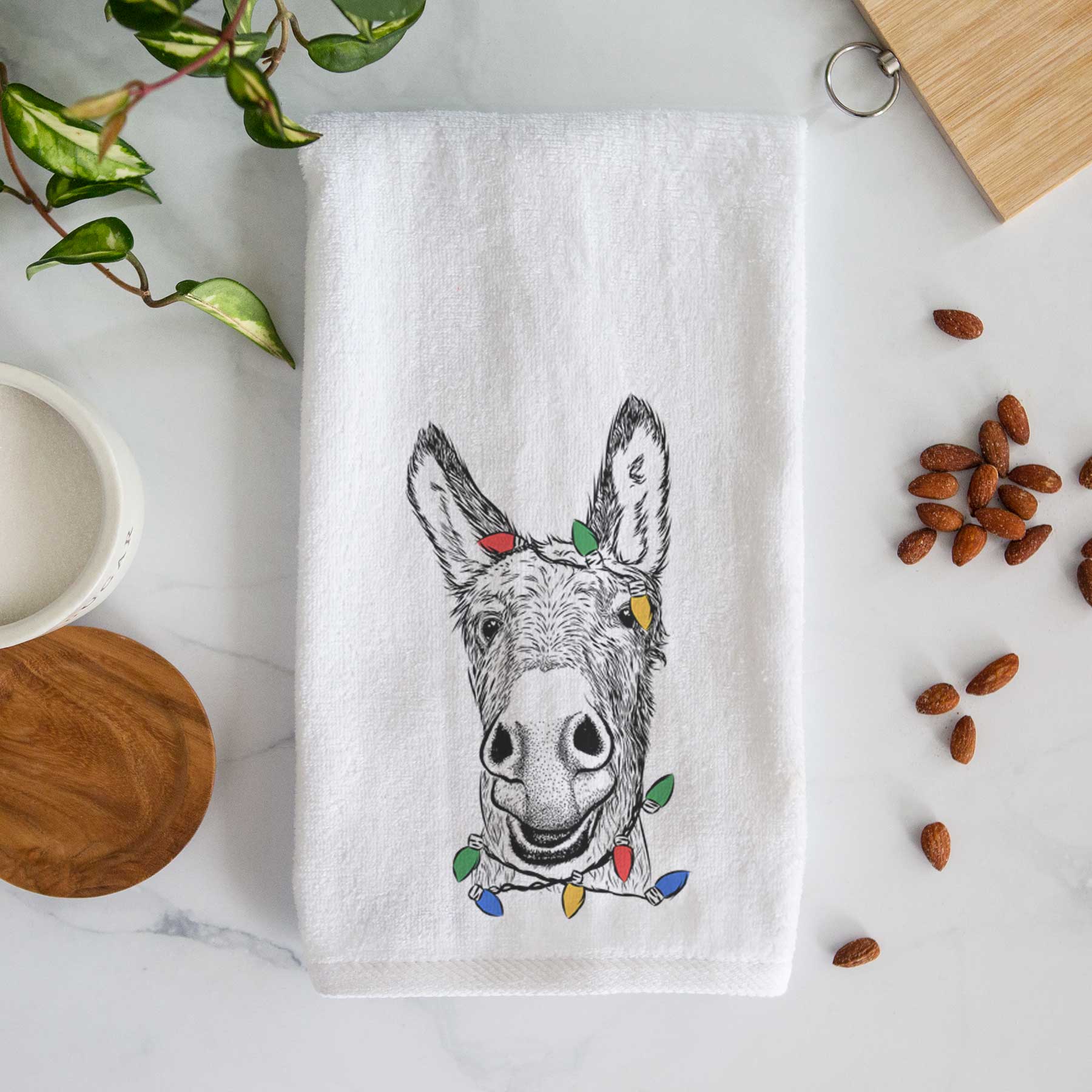 Samule the Donkey Decorative Hand Towel