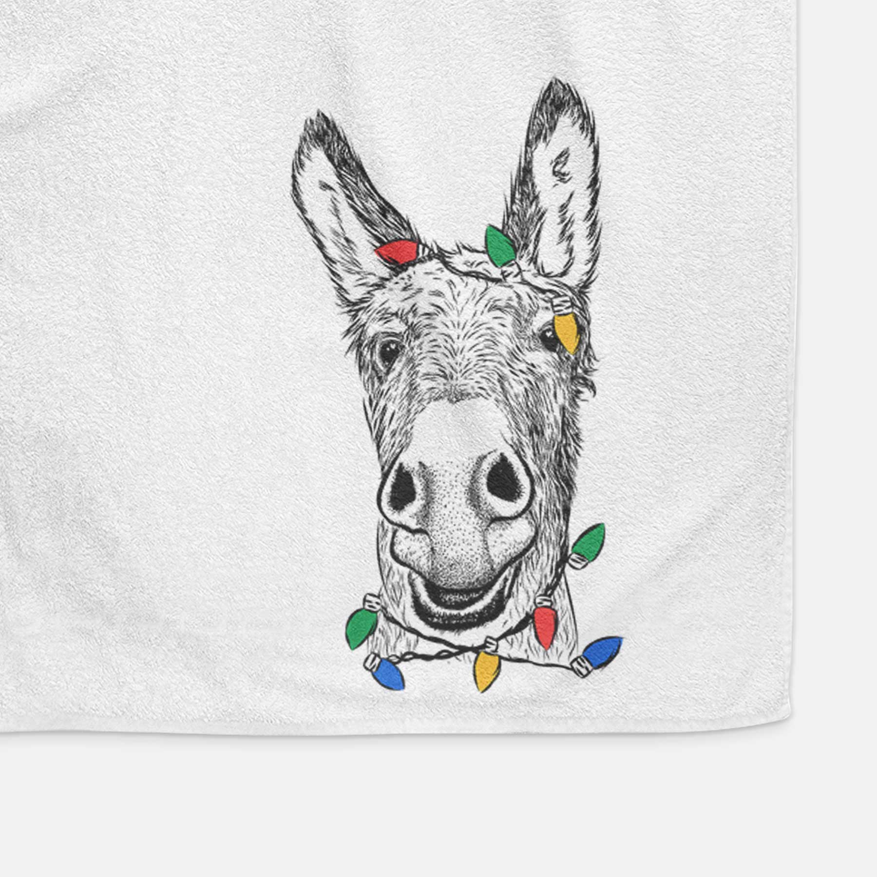 Samule the Donkey Decorative Hand Towel