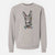 Christmas Lights Samule the Donkey - Unisex Pigment Dyed Crew Sweatshirt