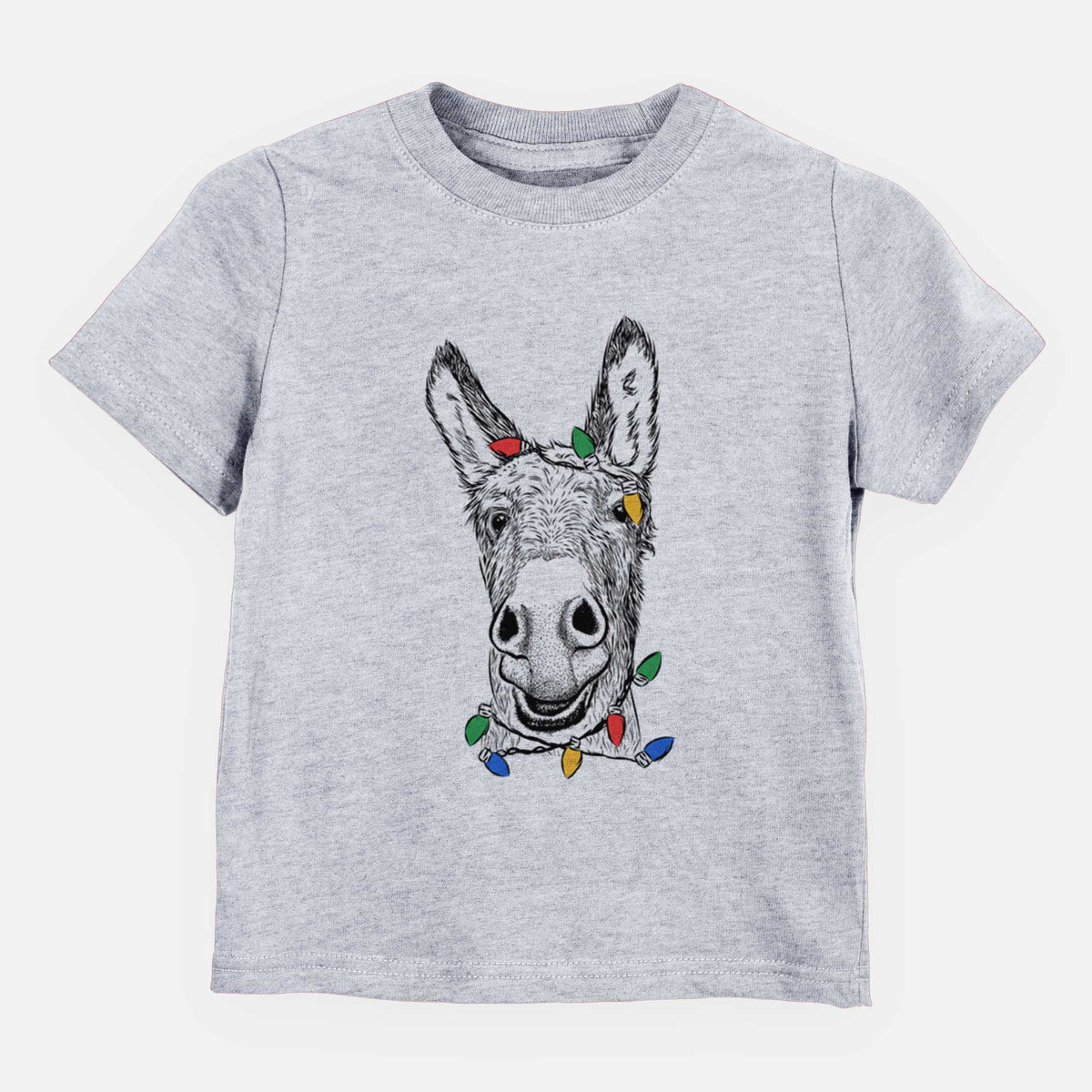 Christmas Lights Samule the Donkey - Kids/Youth/Toddler Shirt